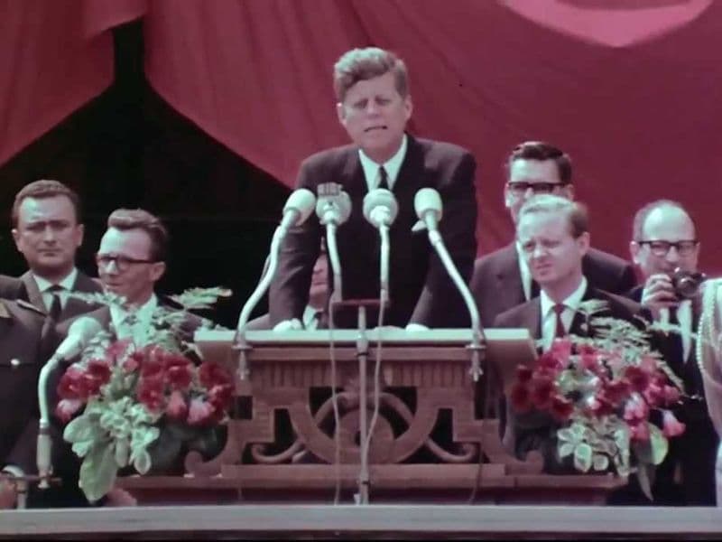 John F. Kennedy: "Ich bin ein Berliner"