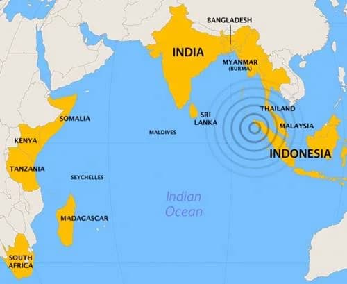 2004 Indische Oceaan: aardbeving en tsunami