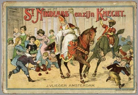 In de negentiende eeuw verscheen van de hand van de onderwijzer Jan Schenk een boekje getiteld St. Nikolaas en zijn Knecht, waarin we voor het eerst een Moor aan de zijde van Sinterklaas zien