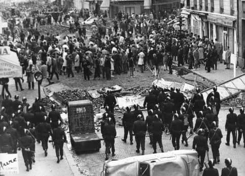 Studentenopstand Parijs 1968