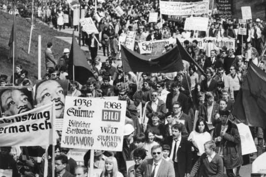 Protest tegen de Springerpers