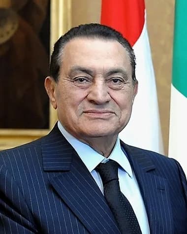 President Hosni Mubarak van Egypte