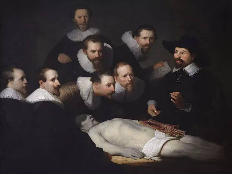 De anatomische les van Dr. Nicolaes Tulp (1632)
