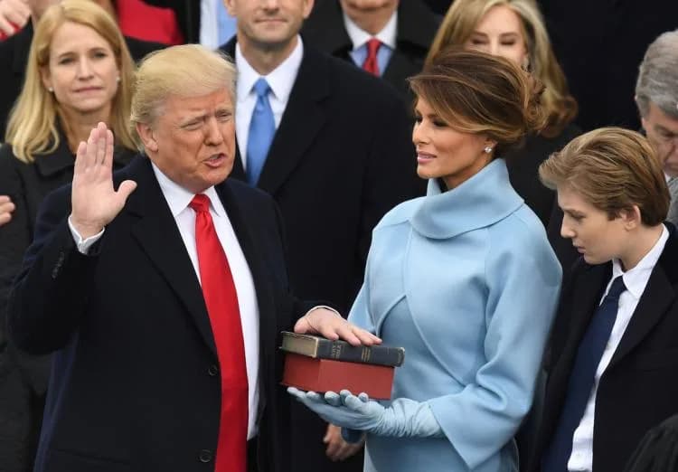 Donald Trump beëdigd als 45ste president van de Verenigde Staten