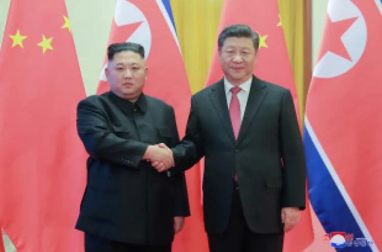 Kim Jong-un en de Chinese president Xi