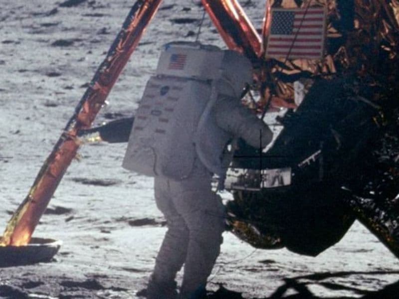 De eerste landing op de maan in 1969
